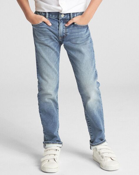 Gap Mid Wash Blue Teen Original Fit Jeans
