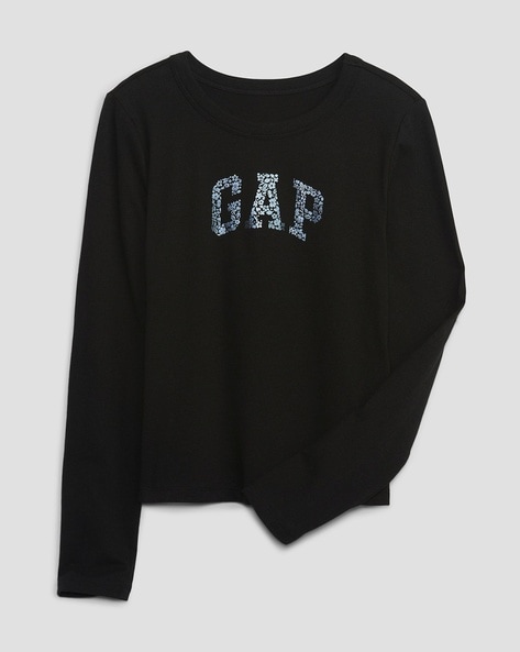 Gap Kids Logo Print Round-Neck T-Shirt