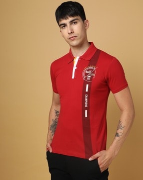 Men's T-Shirt with Button Tab 2879, Washed V-Neck, Short Sleeve with  Embroidered Details, Athletic, Elegant, Sailing, Slim Fit, up to 5XL  (Sailing Club) - red Tie-Dye, size: m : : Fashion