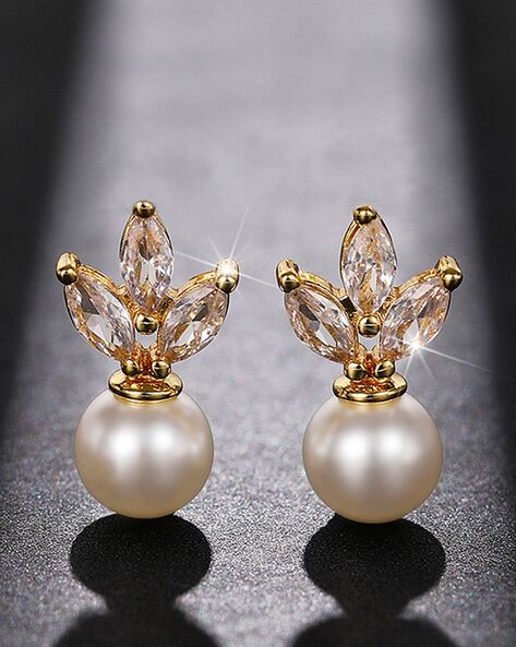 25mm Big Pearl Stud Earring For Girls & Women