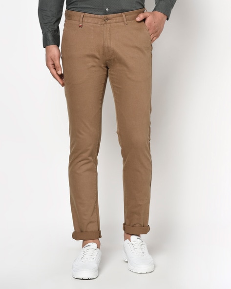 Buy Olive Green Trousers & Pants for Men by BLACKBERRYS Online | Ajio.com