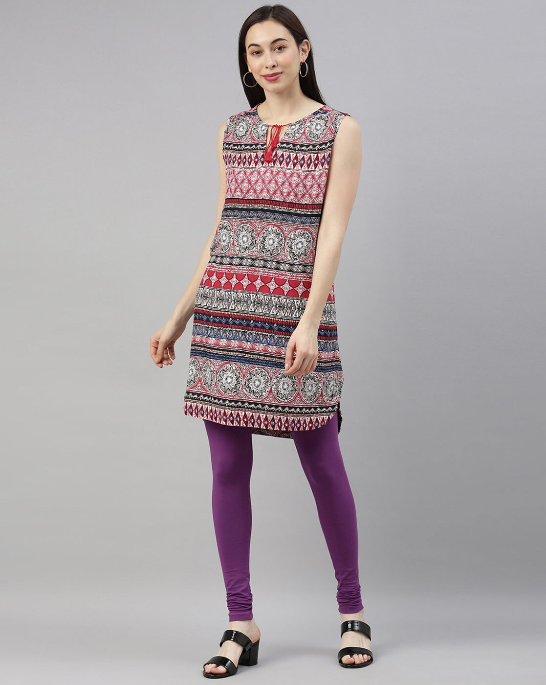 Buy Purple Leggings for Women by Twin Birds Online