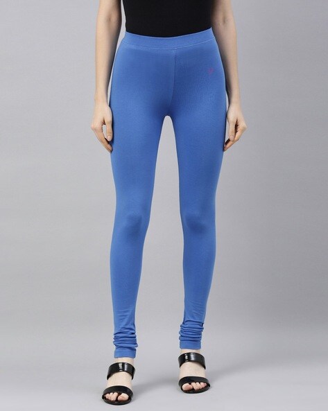 Buy Women's Blue Leggings Online from Blissclub