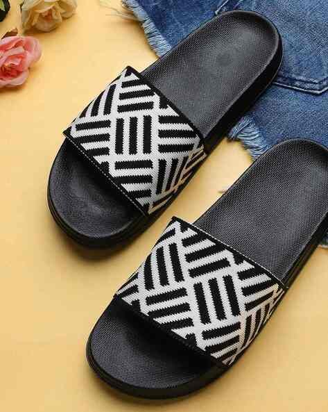 Buy Black Flip Flop Slippers for Women by KAPANI FASHION Online