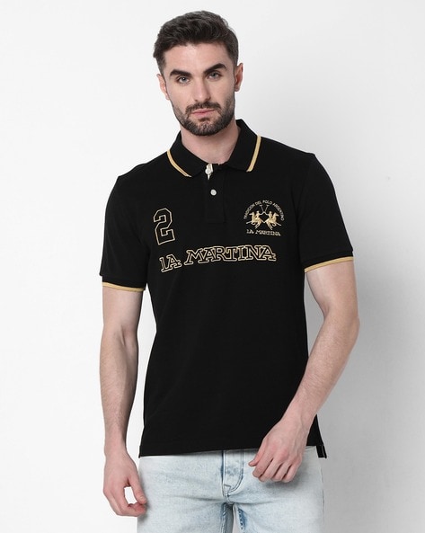 Embroidered polo store t shirts india