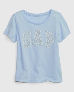 gap kids Girls Brand Print Relaxed Fit Round-Neck T-Shirt-picture-17