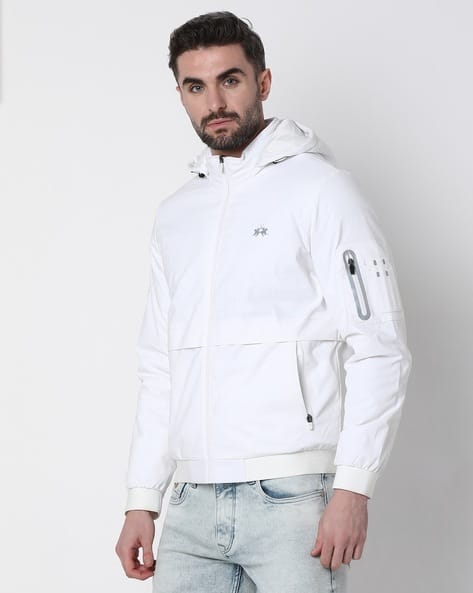 epine é frill zip sweat blouson white épine エピヌ é frill zip sweat blouson - メルカリ