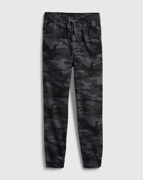 Camouflage Print Joggers with Insert Pockets