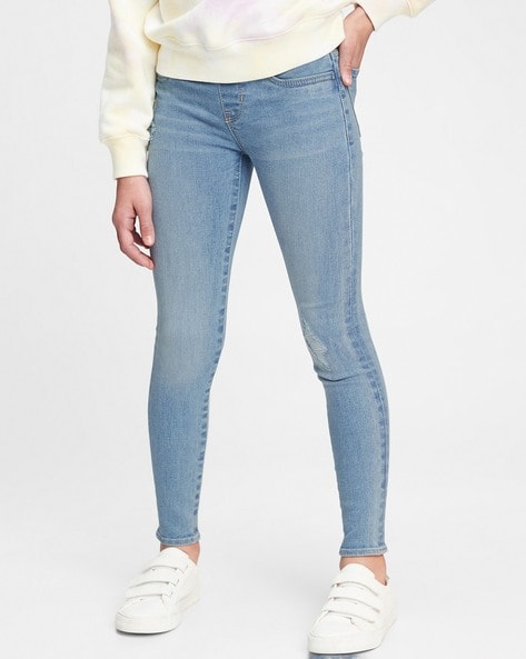 Light Wash Distressed Jeans