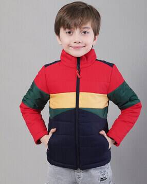 house of vedas Colour-block Jacket-picture-12