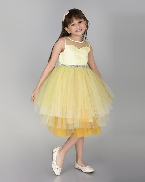 Buy Green Dresses & Frocks for Girls by TOY BALLOON Online | Ajio.com