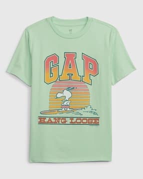 gap kids Snoopy Print Crew-Neck T-Shirt-picture-46
