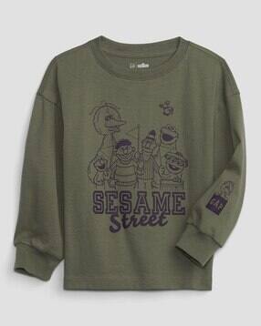 gap kids Boys Printed Relaxed Fit Round-Neck T-Shirt-picture-29