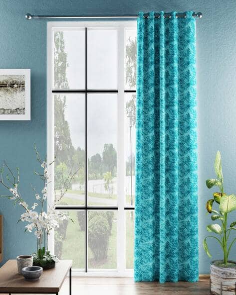 BIANCA Printed Blackout Eyelet Curtain