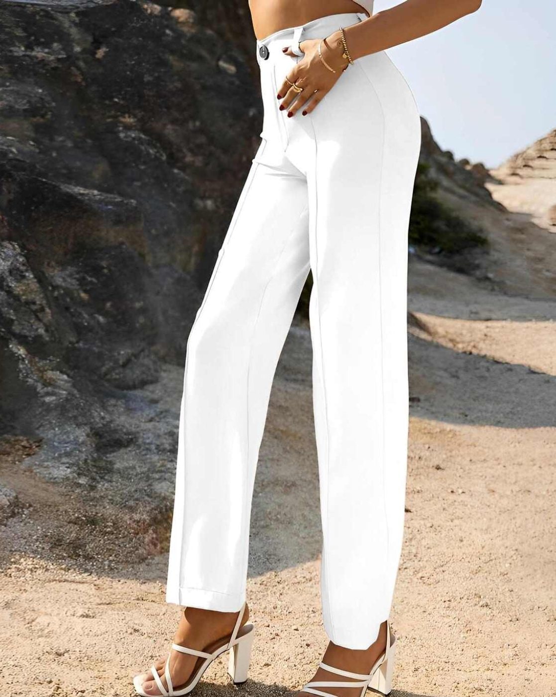 Kaotiko Carpenter Off White trousers | Women \ Women's clothing \ Pants Men  \ Men's clothing \ Pants Women \ #Polecane marki odzież \ New Balance  Brands \ #Marki - 3 \ Kaotiko Men \ #Recommended clothing brands \ Kaotiko