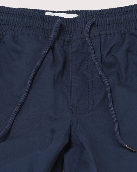 HIGH WAIST NAVY BLUE JOGGER PANTS SMALL SIZE – Daigen&Co.