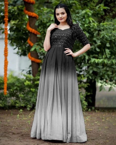 Buy MISH Black Embellished Gown for Women Online @ Tata CLiQ