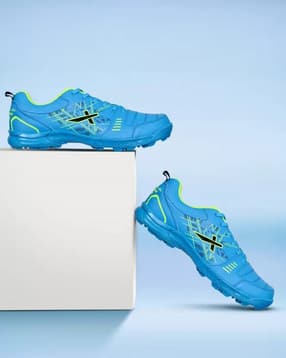 vector x Round-Toe Lace-Up Cricket Shoes-picture-47