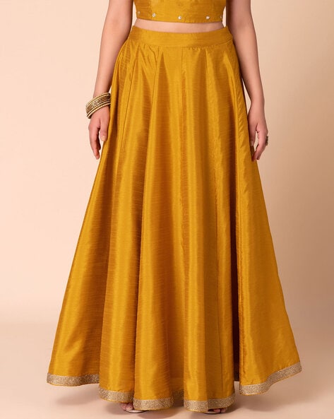 Silk Kalidar A Line Skirt