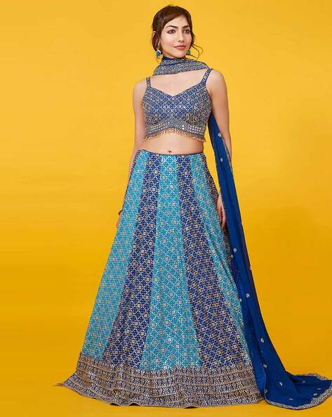 Grey 1123 Semi Stitched Lehenga choli with Dupatta Buy Wholesale Designer  Lehenga collection