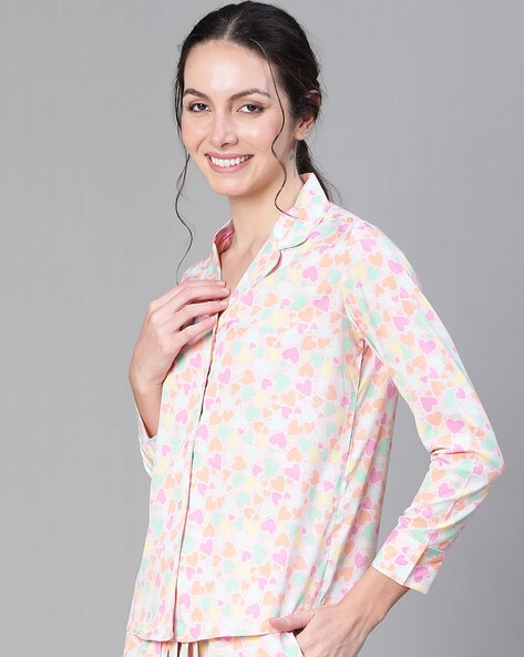 Buy Multicoloured Nightshirts&Nighties for Women by Urban Hug Online