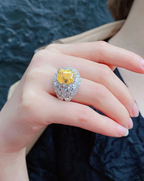 Yellow Diamond Rings | Yellow Diamond Engagement Rings Australia