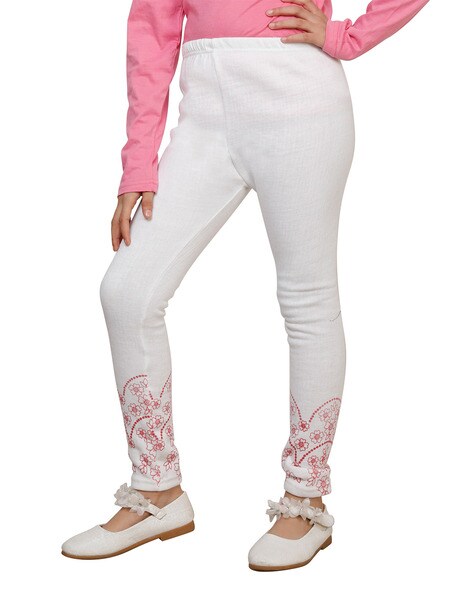 Buy Multi Leggings for Girls by INDIWEAVES Online