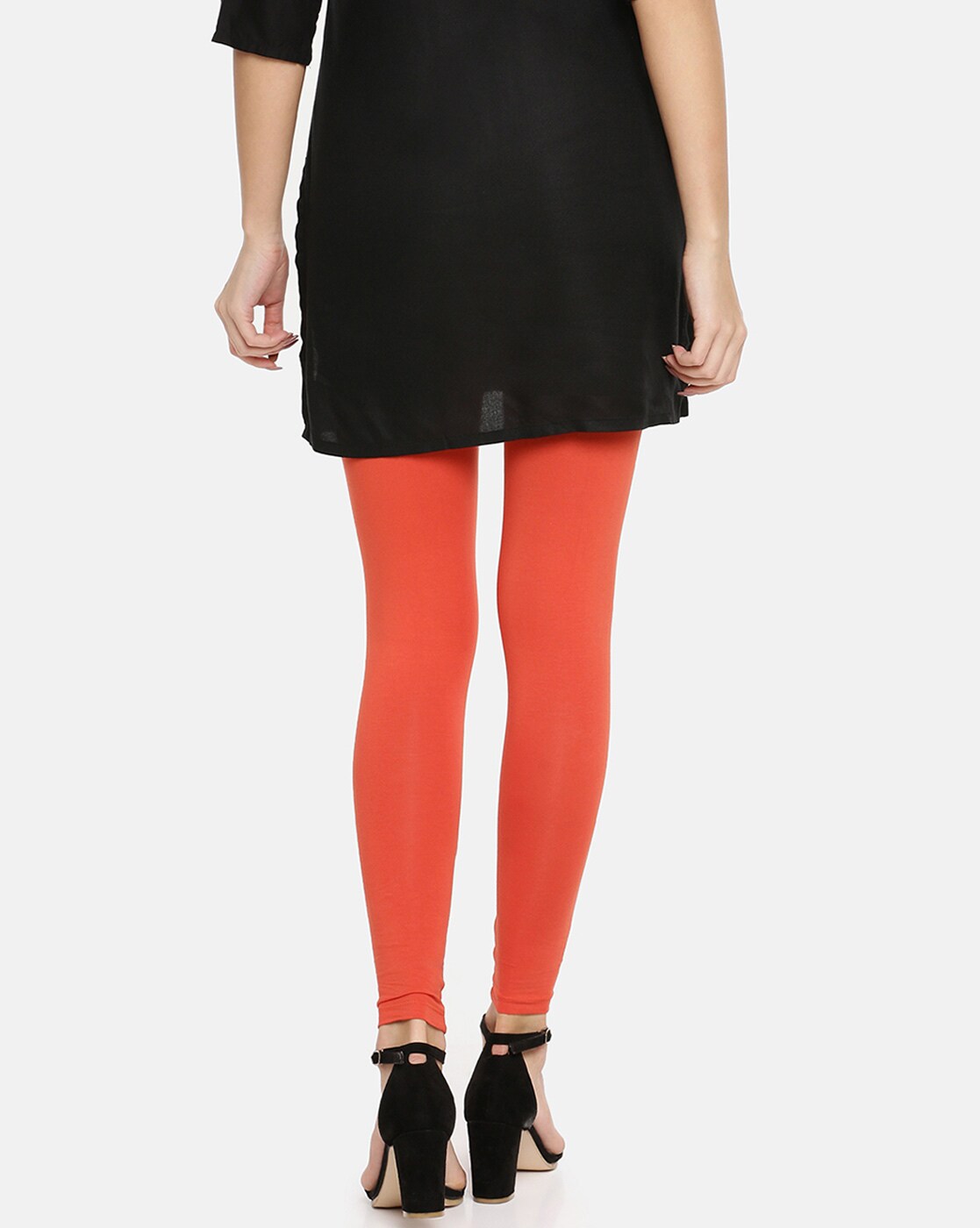 Logo Print Ankle-Length Leggings