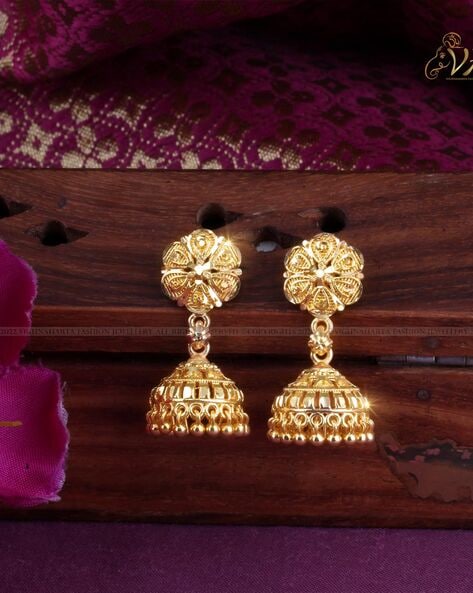 New trend gold on sale earrings