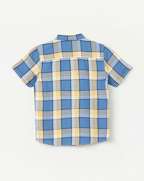 Buy Juscubs Checked Shirt with Patch Pockets at Redfynd