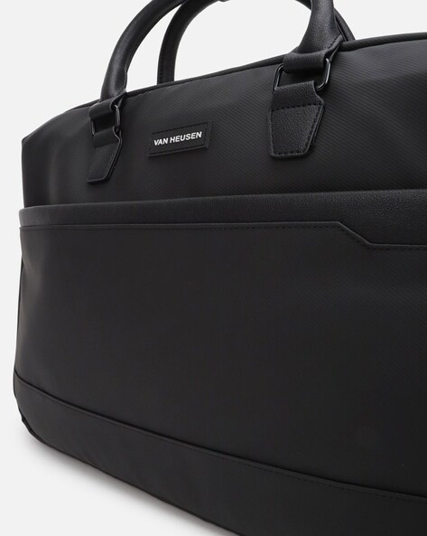 Van heusen black laptop sale bag