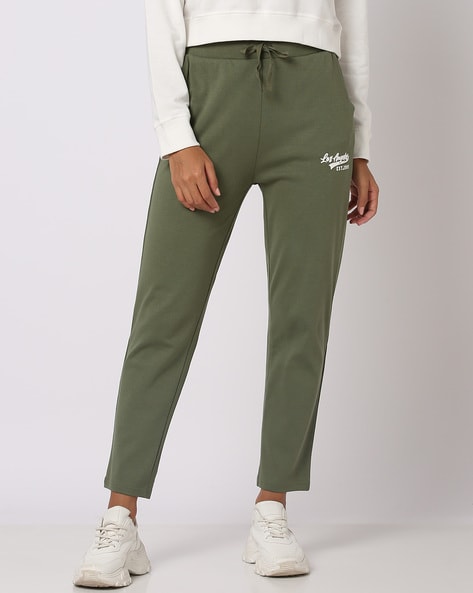 Track Pants with Placement Print