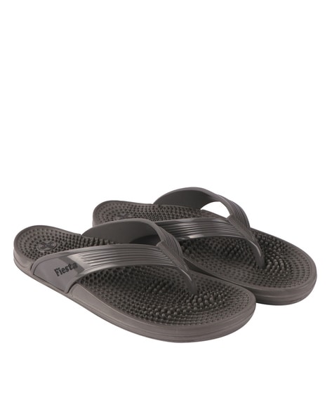 Buy Grey Flip Flop Slippers for Women by BEONZA Online Ajio