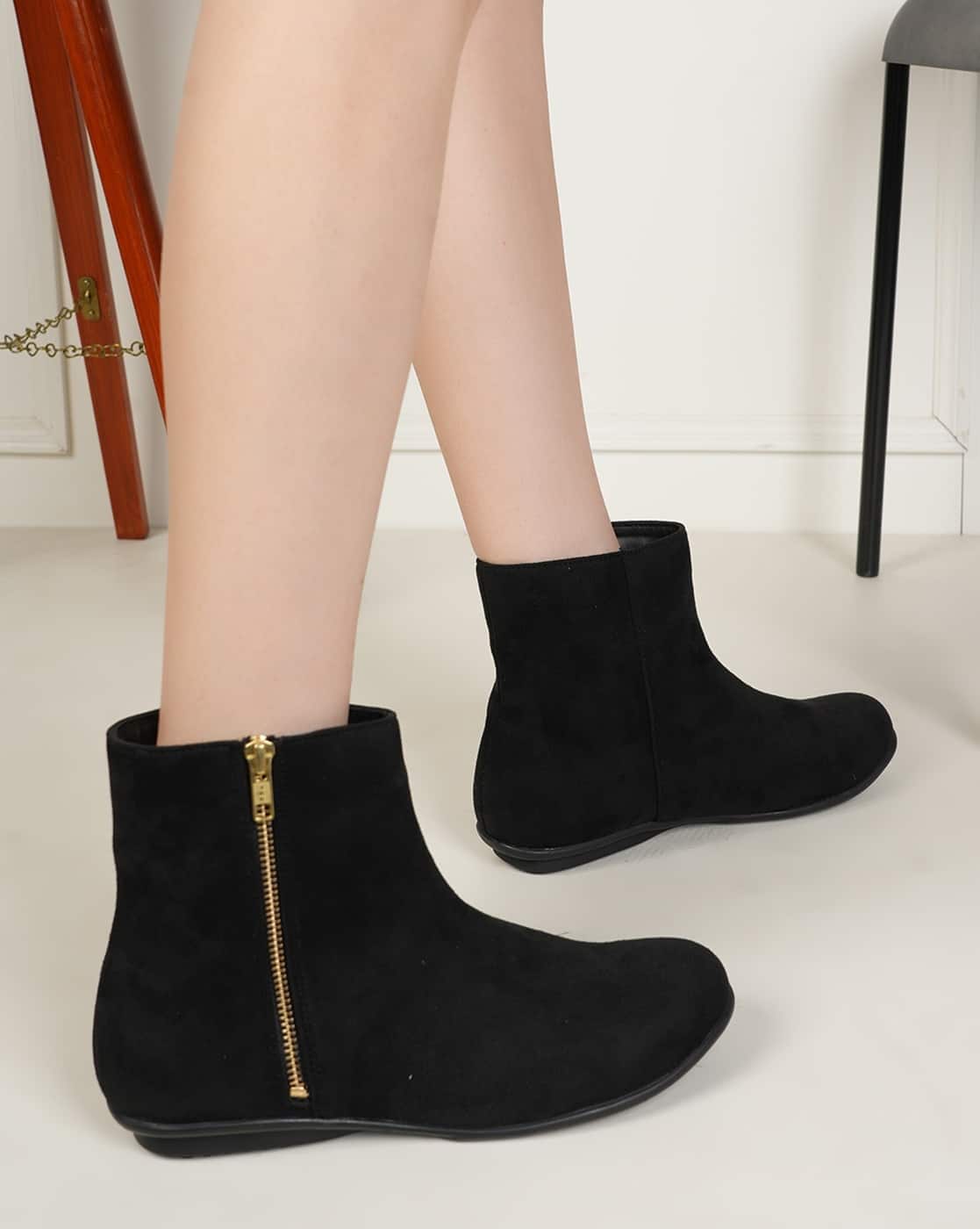 Buy Black Boots for Women by Everqupid Online | Ajio.com