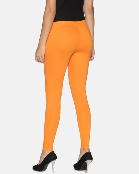 Orange Color Legging Ankle Length – LGM Fashions