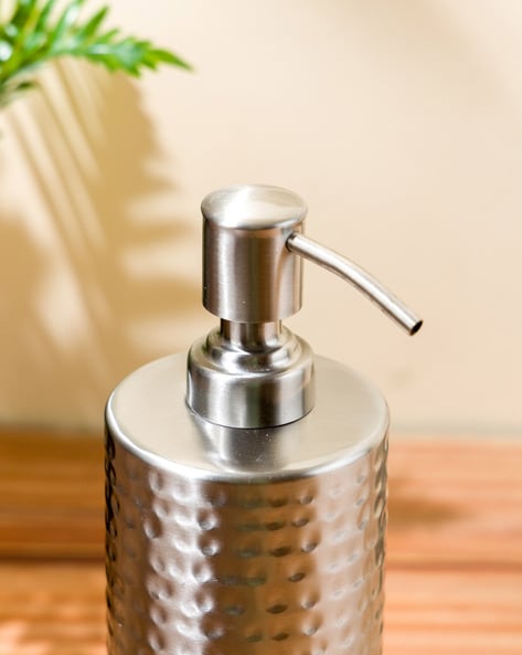 Stainless steel bathroom clearance soap dispenser