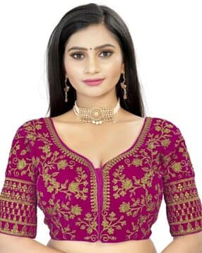 leela fashion women's clothing Printed Front Open Blouse-picture-33