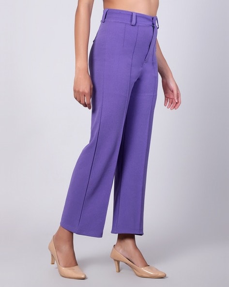Cotton Men's Purple Formal Trouser, Regular Fit at best price in New Delhi