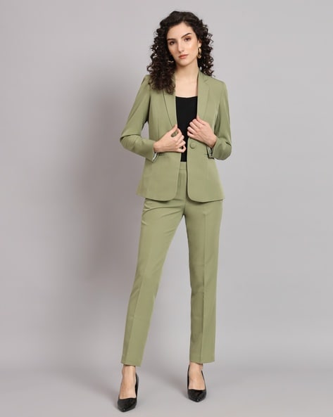 Ladies blazer and trousers best sale