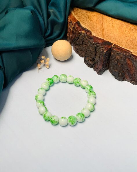 Green Jade Bracelet for Men. Mens Leather and Stone Bracelet. Thin Bracelet  for Man. Jade Beads Bracelet. Gifts for Him. Chinese Green Jade - Etsy