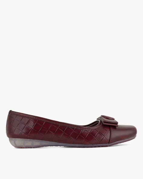 Maroon hot sale ballerina shoes