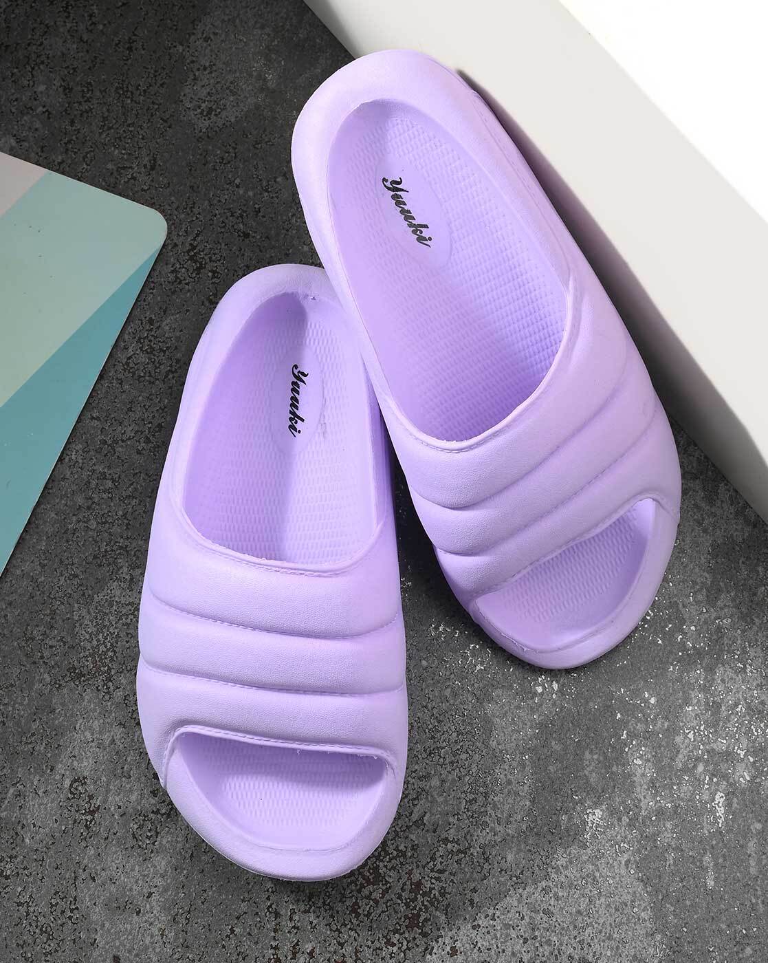 Lavender on sale flip flops