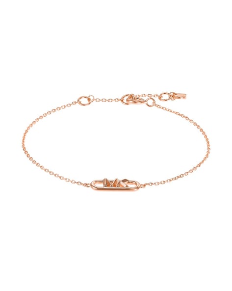 Buy Michael Kors Sterling Silver Rose Gold-Plated Bracelet | Rose