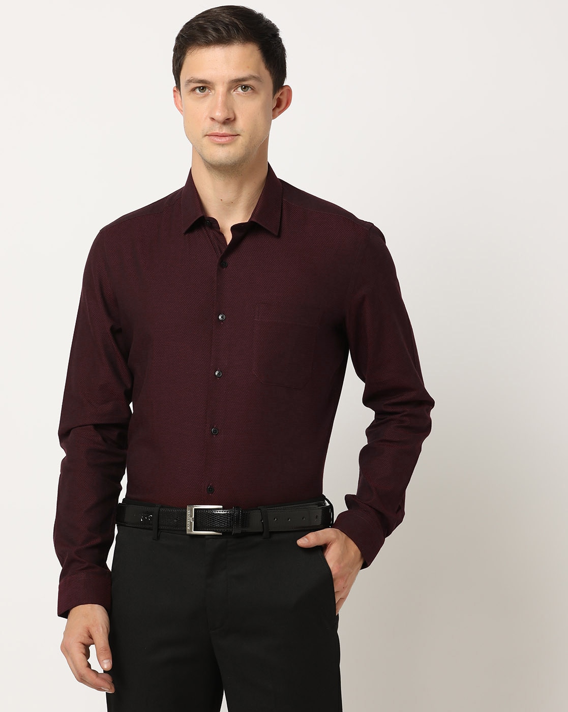 Buy Premium Maroon Shirt for Men Online - TryBuy
