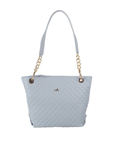 Royal blue and white handbag | Bags, Handbag, White handbag