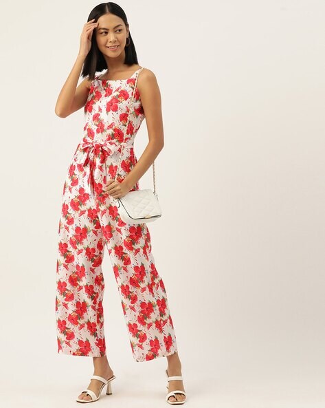 White sales polyester jumpsuit