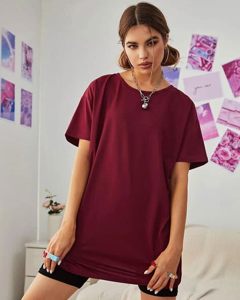 KOTTY Loose Fit Round-Neck T-Shirt