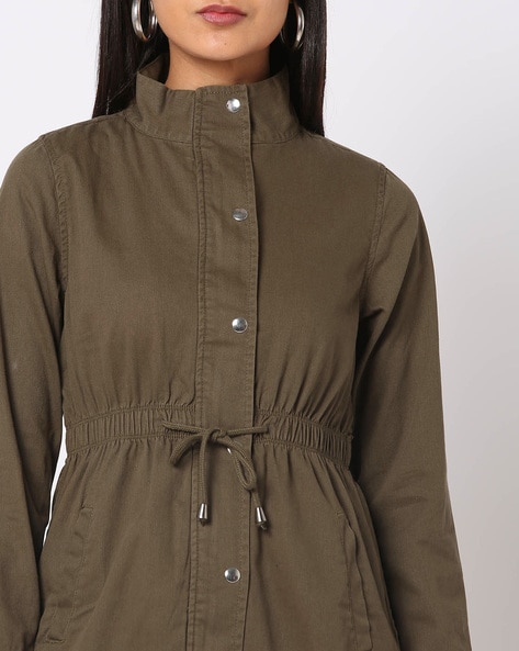 TWILL UTILITY OVERSHIRT  Women's coats & jackets, Organic cotton twill,  Twill