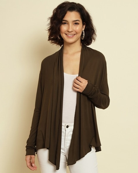 Trend Arrest Front-Open Waterfall Shrug