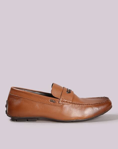 Men Low-Top Round-Toe Loafers